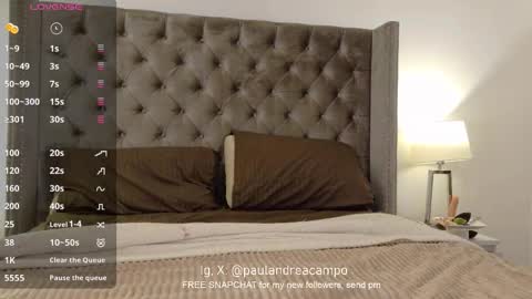 Snapshot of paulaacam chatting on September 19, 7:29 am Paula Andrea online show from September 19, 7:29 am