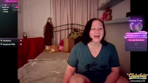 Snapshot of princesslux18 chatting on December 7, 8:49 pm Lux Alot Luxi online show from December 7, 8:49 pm