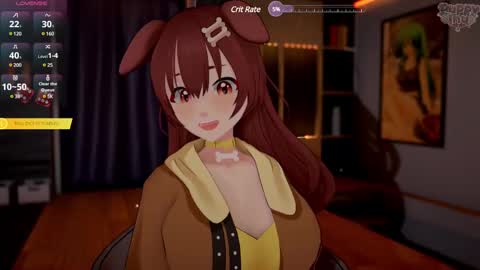 Snapshot of puppyinu chatting on February 27, 2:21 am Inuyama Wanko online show from February 27, 2:21 am