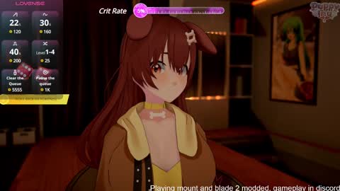 Snapshot of puppyinu chatting on March 7, 4:57 am Inuyama Wanko online show from March 7, 4:57 am