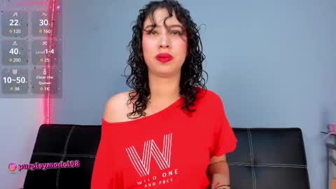 Snapshot of purplay_98 chatting on February 17, 1:00 pm purplay_98 online show from February 17, 1:00 pm