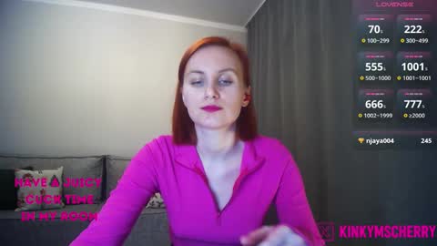 Snapshot of randycherry chatting on January 15, 5:36 pm Cherry Miss Cherry online show from January 15, 5:36 pm