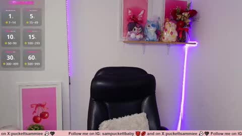 Snapshot of sampuckettbaby chatting on February 22, 3:10 pm sampuckettbaby online show from February 22, 3:10 pm