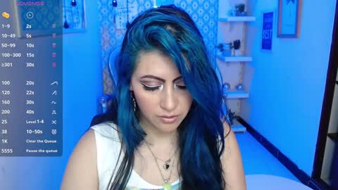 Snapshot of scarleth_bluee chatting on February 7, 3:13 am Scarleth online show from February 7, 3:13 am