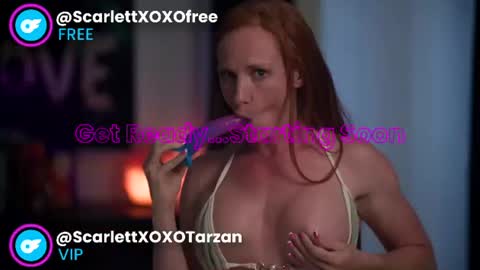 Scarlett and Tarzan online show from June 14, 7:03 pm