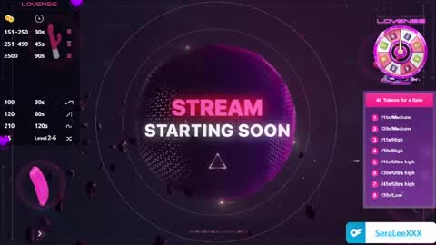 SeraLeeXXX online show from March 7, 9:55 pm