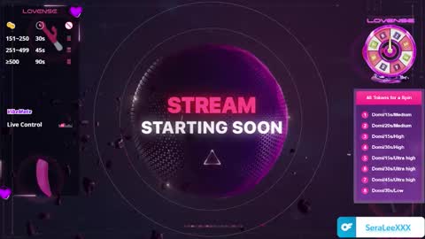 SeraLeeXXX online show from October 16, 5:15 pm