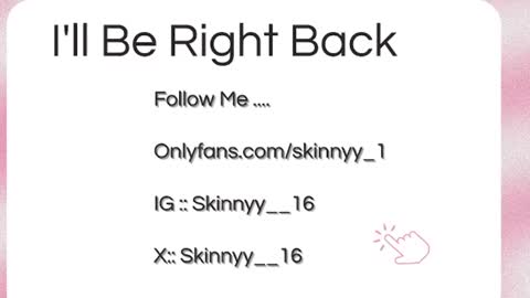 Skinnyy   online show from June 11, 8:00 am