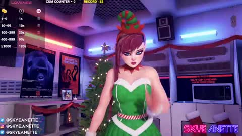 Snapshot of skyeanette chatting on December 13, 2:10 am SkyeAnette online show from December 13, 2:10 am