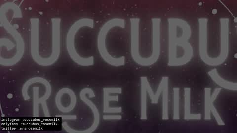 Snapshot of succubus_rosemilk chatting on February 9, 11:15 pm Succubus RoseMilk online show from February 9, 11:15 pm
