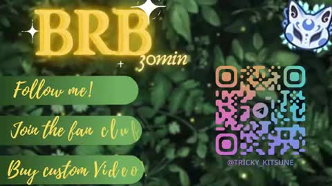 trickykitsune online show from June 29, 3:01 pm