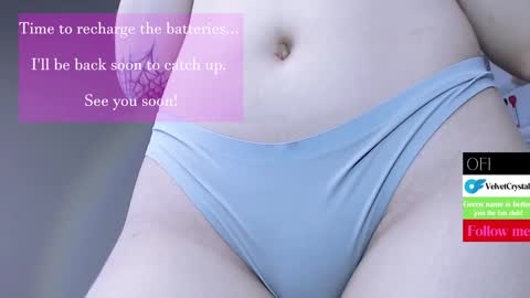 Snapshot of velvetcrystal chatting on December 2, 7:10 am Crystal PVT OPEN online show from December 2, 7:10 am