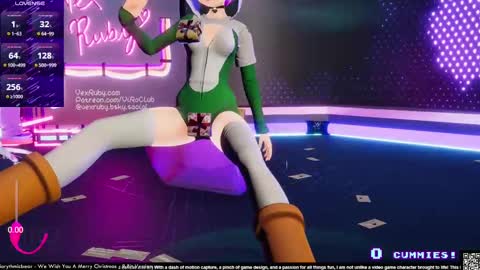 Vex Ruby online show from December 22, 1:23 am