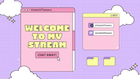 Snapshot of violetttflowers chatting on October 15, 4:31 pm Violet Flowers online show from October 15, 4:31 pm