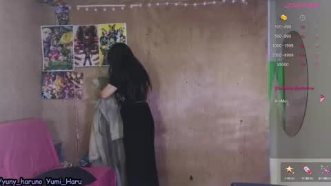 Snapshot of yuny_haruno chatting on February 3, 3:17 pm Haruno online show from February 3, 3:17 pm