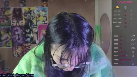 Snapshot of yuny_haruno chatting on February 8, 3:10 pm Haruno online show from February 8, 3:10 pm
