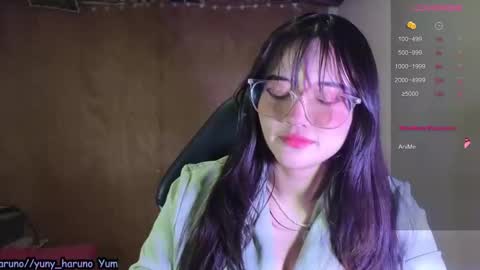 Snapshot of yuny_haruno chatting on January 15, 4:32 pm Haruno online show from January 15, 4:32 pm