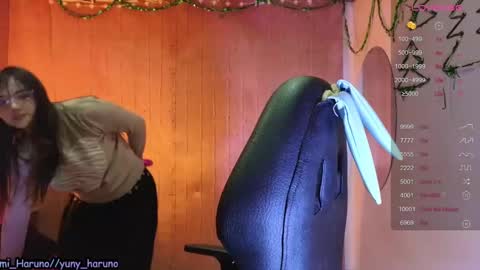 Snapshot of yuny_haruno chatting on December 13, 3:54 pm Haruno online show from December 13, 3:54 pm