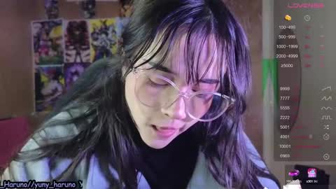 Snapshot of yuny_haruno chatting on February 19, 1:17 pm Haruno online show from February 19, 1:17 pm