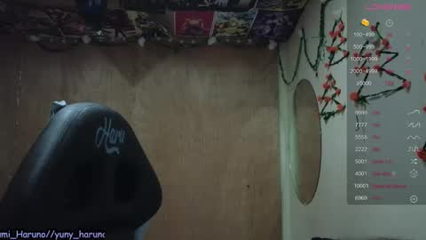 Snapshot of yuny_haruno chatting on December 29, 12:23 pm Haruno online show from December 29, 12:23 pm