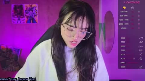 Snapshot of yuny_haruno chatting on February 5, 2:48 pm Haruno online show from February 5, 2:48 pm