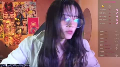 Snapshot of yuny_haruno chatting on February 14, 2:23 pm Haruno online show from February 14, 2:23 pm