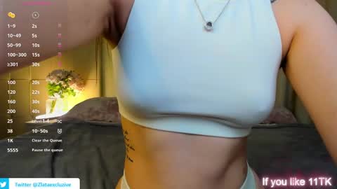 Snapshot of zlata__fox chatting on March 12, 11:22 pm Zlata Mon Tue Thu Fri Sun Sa GMT 3 0000pm - 0600pm online show from March 12, 11:22 pm