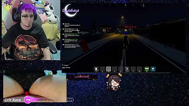 CryptidIndrid online show from September 14, 12:52 am