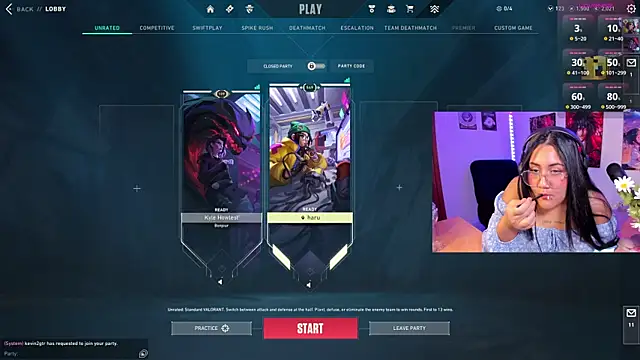 haru u2 online show from October 19, 10:23 pm