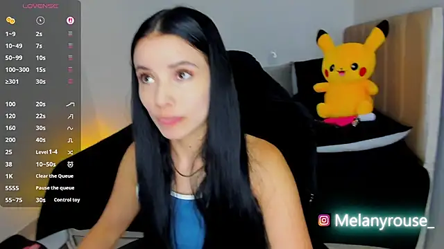 Snapshot of melanyrouse1 chatting on October 11, 10:45 pm melanyrouse1 online show from October 11, 10:45 pm