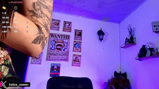 Aliceowenn online show from November 16, 11:05 pm