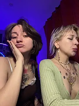 Dooubletroublee online show from March 8, 2:48 am