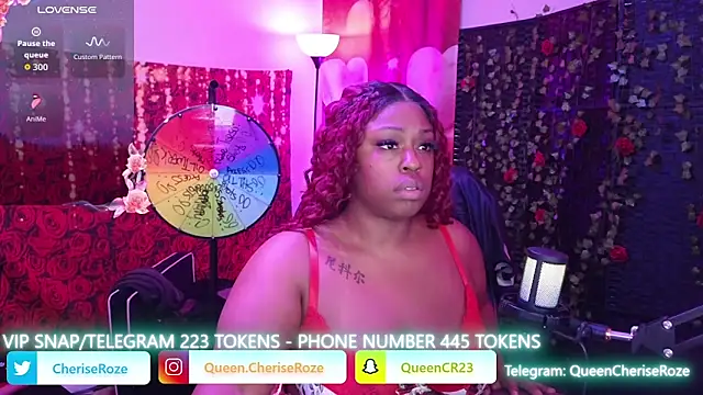 Snapshot of cheriserozequeen chatting on September 17, 5:11 pm cheriserozequeen online show from September 17, 5:11 pm