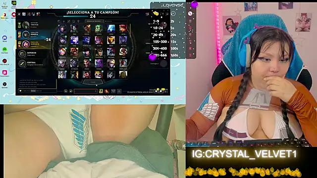 Snapshot of crystal7u7 chatting on September 12, 7:32 pm crystal7u7 online show from September 12, 7:32 pm