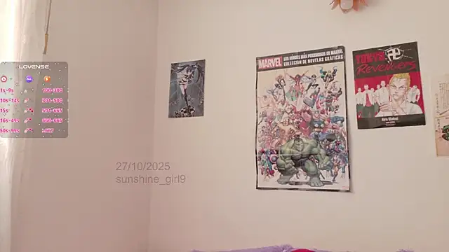 Snapshot of sunshine_girl9 chatting on October 27, 7:41 pm sunshine girl9 online show from October 27, 7:41 pm