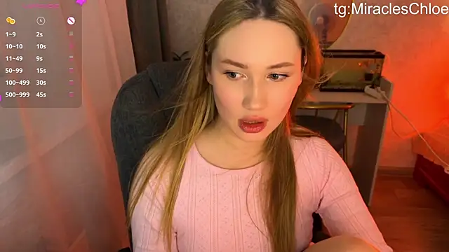 ChloeMillerMeow online show from July 22, 7:15 pm