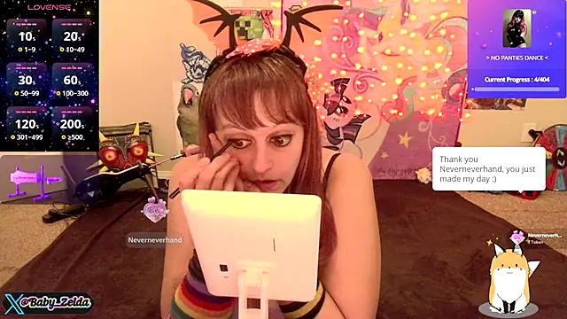 BabyZelda online show from November 10, 7:36 am