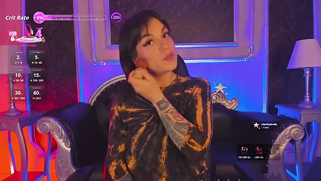 MeganDraco  online show from April 6, 1:23 pm