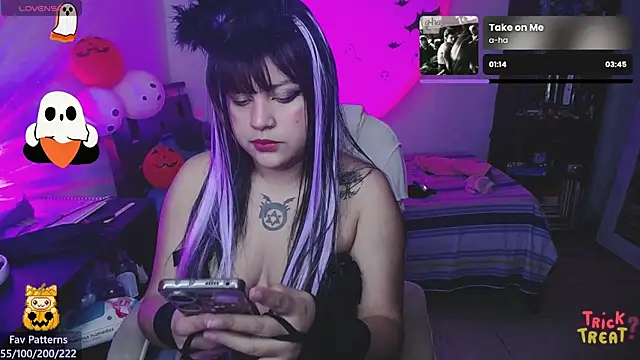 Purple Pookie online show from October 30, 3:42 am