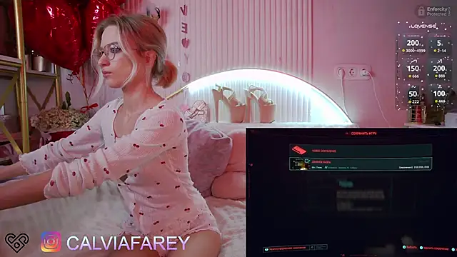 calviafarey online show from February 21, 4:51 pm