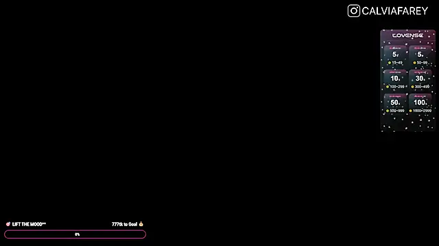 calviafarey online show from September 10, 9:48 pm