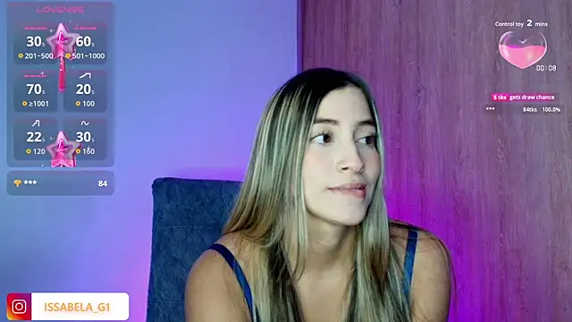 Issabela G1 online show from October 11, 4:06 am