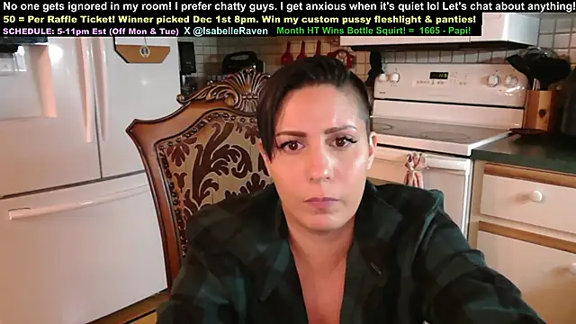 Snapshot of IsabelleRaven chatting on November 1, 3:21 am IsabelleRaven online show from November 1, 3:21 am