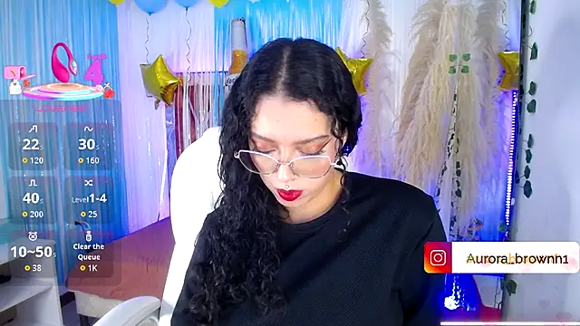 Snapshot of Aurora_Brownn chatting on October 1, 4:50 am Aurora Brownn online show from October 1, 4:50 am