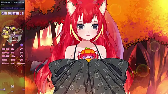 LewdFoxy VT online show from October 8, 2:43 pm