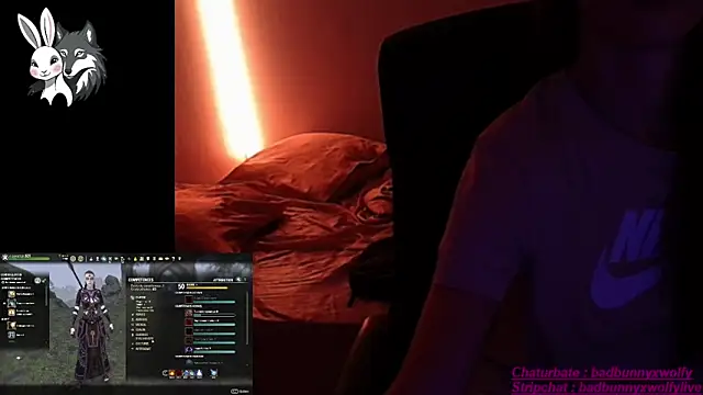Snapshot of BadBunnyXWolfyLive chatting on September 21, 8:40 pm BadBunnyXWolfyLive online show from September 21, 8:40 pm