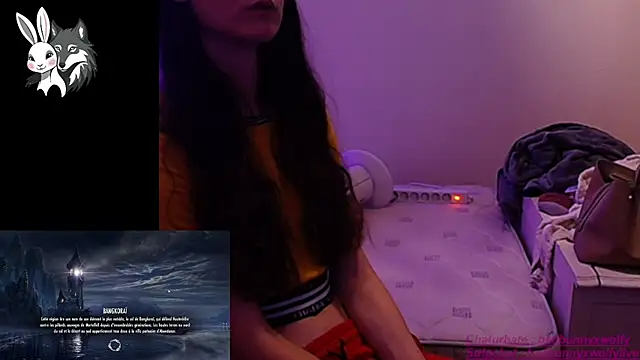 Snapshot of BadBunnyXWolfyLive chatting on October 5, 6:46 pm BadBunnyXWolfyLive online show from October 5, 6:46 pm