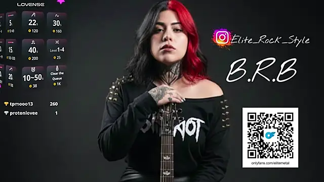 Snapshot of Veronika_metal chatting on October 1, 2:22 pm Veronika metal online show from October 1, 2:22 pm