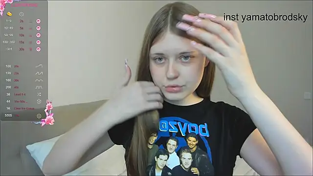 Snapshot of YamatoBrodsky chatting on September 13, 8:39 pm YamatoBrodsky online show from September 13, 8:39 pm