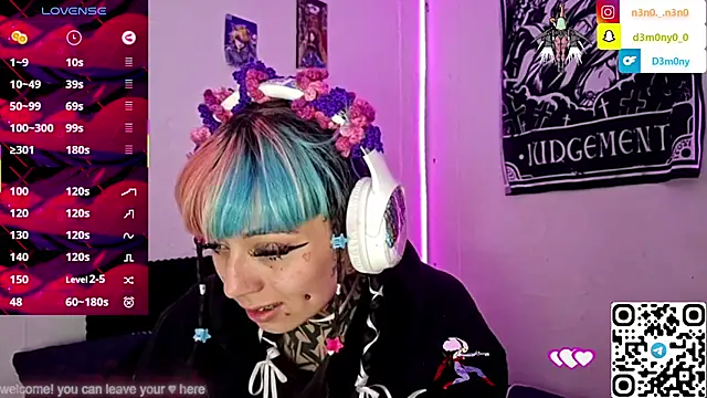 d3m0ny0 0 online show from November 29, 6:17 am